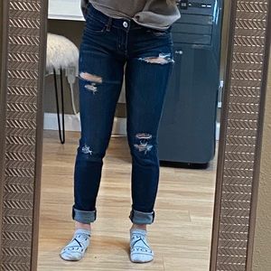 American Eagle ripped jeans